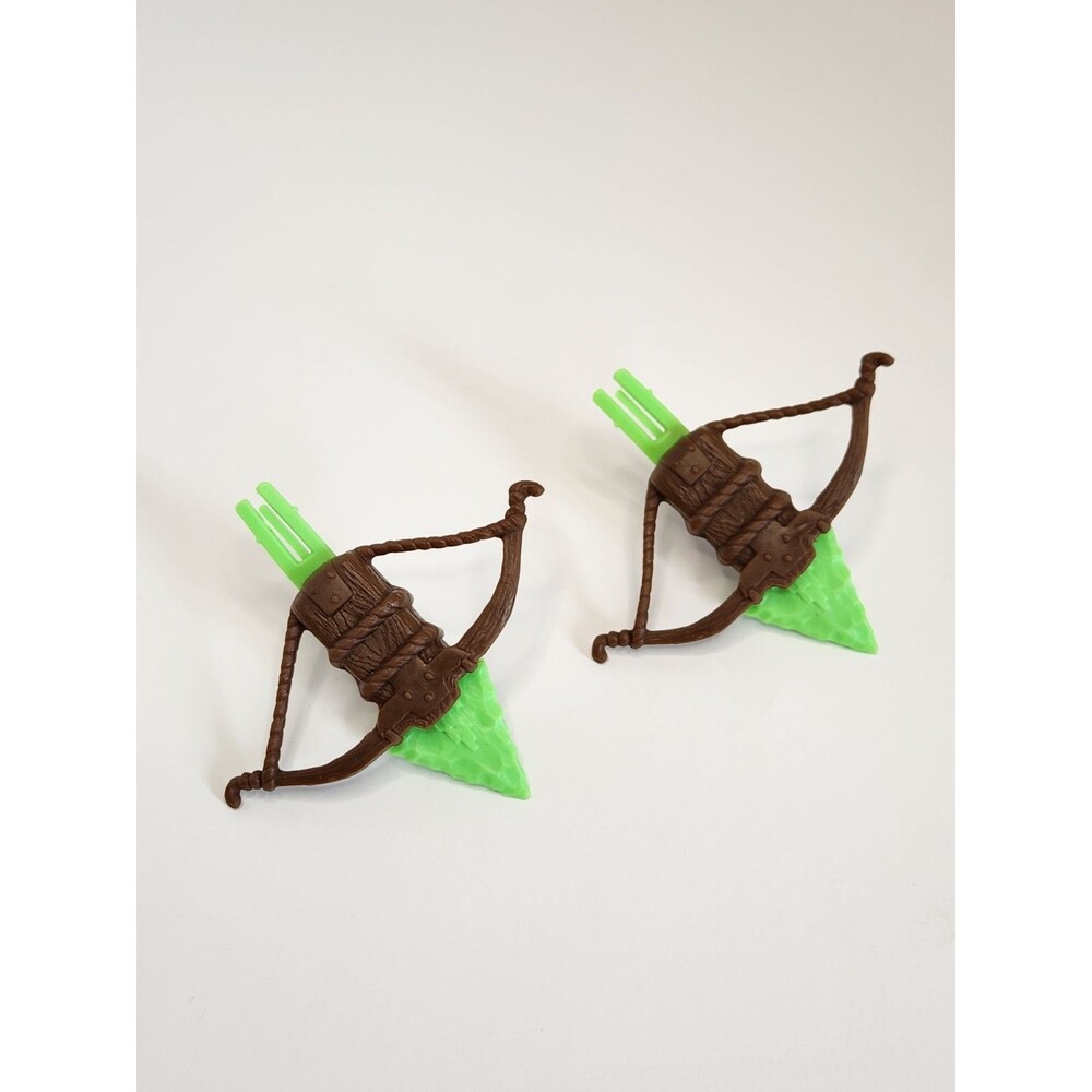 VTG 1992 Battle Trolls‎ Count Trollula & Nunchuck Crossbow & Arrow Weapons Parts
